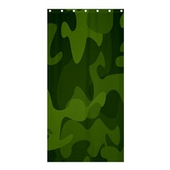 Green Camouflage, Camouflage Backgrounds, Green Fabric Shower Curtain 36  X 72  (stall)  by nateshop
