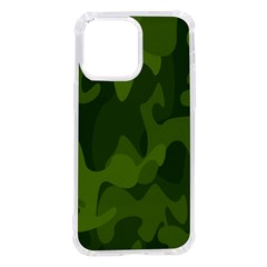 Green Camouflage, Camouflage Backgrounds, Green Fabric Iphone 14 Pro Max Tpu Uv Print Case by nateshop