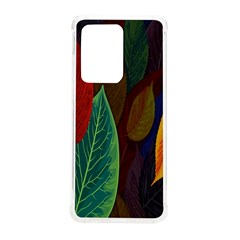 Leaves, Colorful, Desenho, Falling, Samsung Galaxy S20 Ultra 6 9 Inch Tpu Uv Case by nateshop