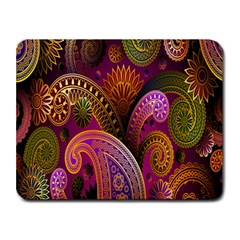Paisley Pattern, Abstract Colorful, Texture Background, Hd Small Mousepad by nateshop