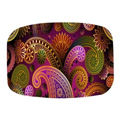 Paisley Pattern, Abstract Colorful, Texture Background, Hd Mini Square Pill Box by nateshop