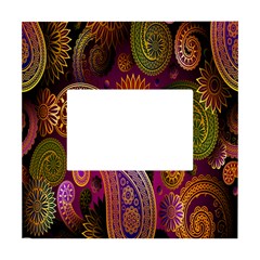 Paisley Pattern, Abstract Colorful, Texture Background, Hd White Box Photo Frame 4  X 6  by nateshop
