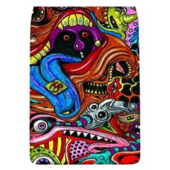 Psychedelic Trippy Hippie  Weird Art Removable Flap Cover (l)