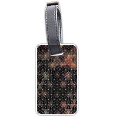 Abstract Psychedelic Geometry Andy Gilmore Sacred Luggage Tag (one Side) by Sarkoni
