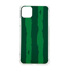 Green Seamless Watermelon Skin Pattern Iphone 11 Pro Max 6 5 Inch Tpu Uv Print Case by Grandong
