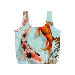 Koi Fish Full Print Recycle Bag (s) by Grandong