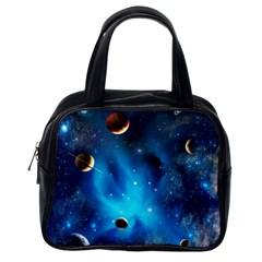 3d Universe Space Star Planet Classic Handbag (one Side) by Grandong