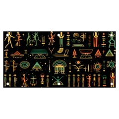Hieroglyphs Space Banner And Sign 6  X 3  by Ndabl3x