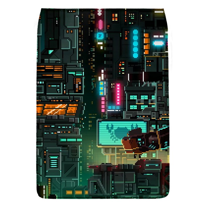 Video Game Pixel Art Removable Flap Cover (S)