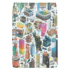 City Pattern Pixel Art Japan Removable Flap Cover (s)
