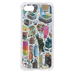 City Pattern Pixel Art Japan Iphone Se by Sarkoni
