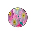 Pink Neon Flowers, Flower Hat Clip Ball Marker (10 pack)