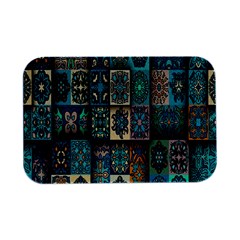 Texture, Pattern, Abstract, Colorful, Digital Art Open Lid Metal Box (silver)  