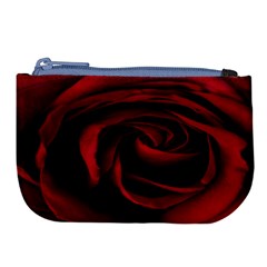Rose Maroon Large Coin Purse by nateshop