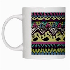 Aztec Design White Mug by nateshop