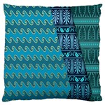 Aztec, Batik Standard Premium Plush Fleece Cushion Case (One Side)