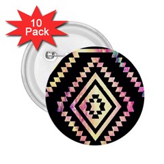 Cute Neon Aztec Galaxy 2 25  Buttons (10 Pack)  by nateshop