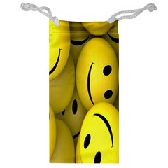Emoji, Colour, Faces, Smile, Wallpaper Jewelry Bag by nateshop