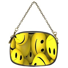 Emoji, Colour, Faces, Smile, Wallpaper Chain Purse (one Side) by nateshop