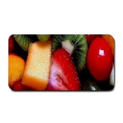 Fruits, Food, Green, Red, Strawberry, Yellow Medium Bar Mat by nateshop