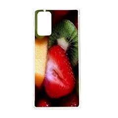 Fruits, Food, Green, Red, Strawberry, Yellow Samsung Galaxy Note 20 Tpu Uv Case by nateshop