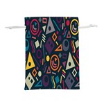 Inspired By The Colours And Shapes Lightweight Drawstring Pouch (L)
