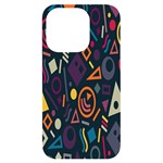 Inspired By The Colours And Shapes iPhone 14 Pro Black UV Print Case