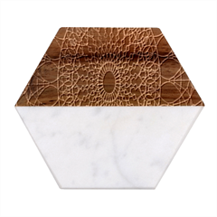 Mandala   Lockscreen , Aztec Marble Wood Coaster (hexagon)  by nateshop