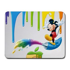 Mickey Mouse, Apple Iphone, Disney, Logo Small Mousepad by nateshop