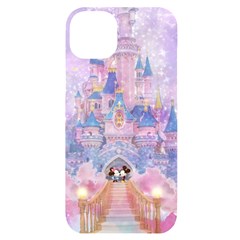 Disney Castle, Mickey And Minnie Iphone 14 Plus Black Uv Print Case by nateshop