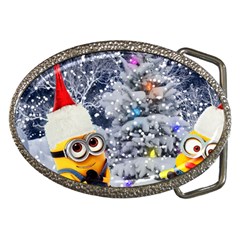 Minions Christmas, Merry Christmas, Minion Christmas Belt Buckles by nateshop