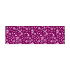 Purple Christmas Pattern Sticker Bumper (10 Pack) by Grandong