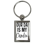 Your Dad Is My Cardio T- Shirt Your Dad Is My Cardio T- Shirt Yoga Reflexion Pose T- Shirtyoga Reflexion Pose T- Shirt Key Chain (Rectangle)