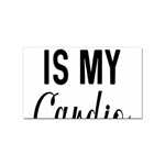 Your Dad Is My Cardio T- Shirt Your Dad Is My Cardio T- Shirt Yoga Reflexion Pose T- Shirtyoga Reflexion Pose T- Shirt Sticker (Rectangular)