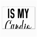 Your Dad Is My Cardio T- Shirt Your Dad Is My Cardio T- Shirt Yoga Reflexion Pose T- Shirtyoga Reflexion Pose T- Shirt Postcards 5  x 7  (Pkg of 10)