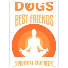Best Friend T- Shirt Cool Dog Pet Saying T- Shirt Yoga Reflexion Pose T- Shirtyoga Reflexion Pose T- Shirt Back Support Cushion by hizuto