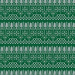 Christmas Knit Digital Play Mat (Square) Front