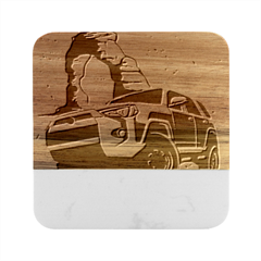 Candyuplanet T- Shirt4 Runner   Arches National Park T- Shirt Yoga Reflexion Pose T- Shirtyoga Reflexion Pose T- Shirt Marble Wood Coaster (square)