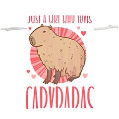 Capybara Love T- Shirt Just A Girl Who Loves Capybaras A Cute Design For Capybara Lovers T- Shirt Yoga Reflexion Pose T- Shirtyoga Reflexion Pose T- Shirt Lightweight Drawstring Pouch (xl)