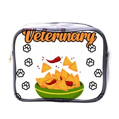 Veterinary Medicine T- Shirt Funny Will Give Veterinary Advice For Nachos Vet Med Worker T- Shirt Mini Toiletries Bag (one Side) by ZUXUMI