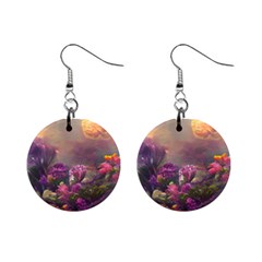 Floral Blossoms  Mini Button Earrings by Internationalstore