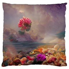 Floral Blossoms  Large Cushion Case (two Sides) by Internationalstore