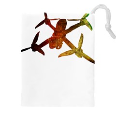 Drone Racing Gift T- Shirt Distressed F P V Drone Racing Drone Pilot Racer Pattern T- Shirt (3) Drawstring Pouch (4xl) by ZUXUMI