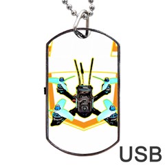 Drone Racing Gift T- Shirt F P V Drone Racing Drones Quote  One More Pack T- Shirt Dog Tag Usb Flash (one Side) by ZUXUMI