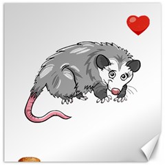 Opossum T-shirtsteal Your Heart Opossum 05 T-shirt Canvas 12  X 12  by EnriqueJohnson