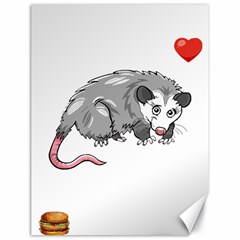Opossum T-shirtsteal Your Heart Opossum 05 T-shirt Canvas 18  X 24  by EnriqueJohnson