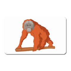 Orangutan T-shirtwhite Look Calm Orangutan 07 T-shirt (1) Magnet (rectangular) by EnriqueJohnson