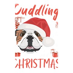 English Bulldog T- Shirt English Bulldog Merry Christmas T- Shirt (2) Shower Curtain 48  X 72  (small)  by ZUXUMI
