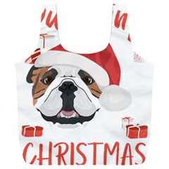 English Bulldog T- Shirt English Bulldog Merry Christmas T- Shirt (2) Full Print Recycle Bag (xxxl) by ZUXUMI