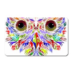 Owl T-shirtowl Color Full For Light Color T-shirt T-shirt Magnet (rectangular) by EnriqueJohnson